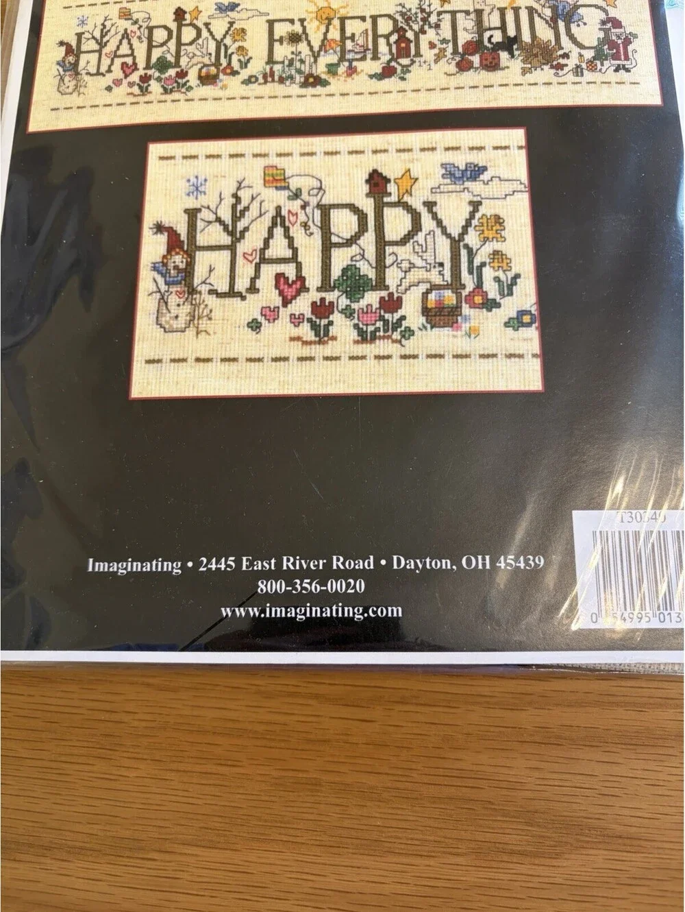 Imaginating Happy Everything Counted Cross Stitch Kit  #T30340 Diane Arthur New